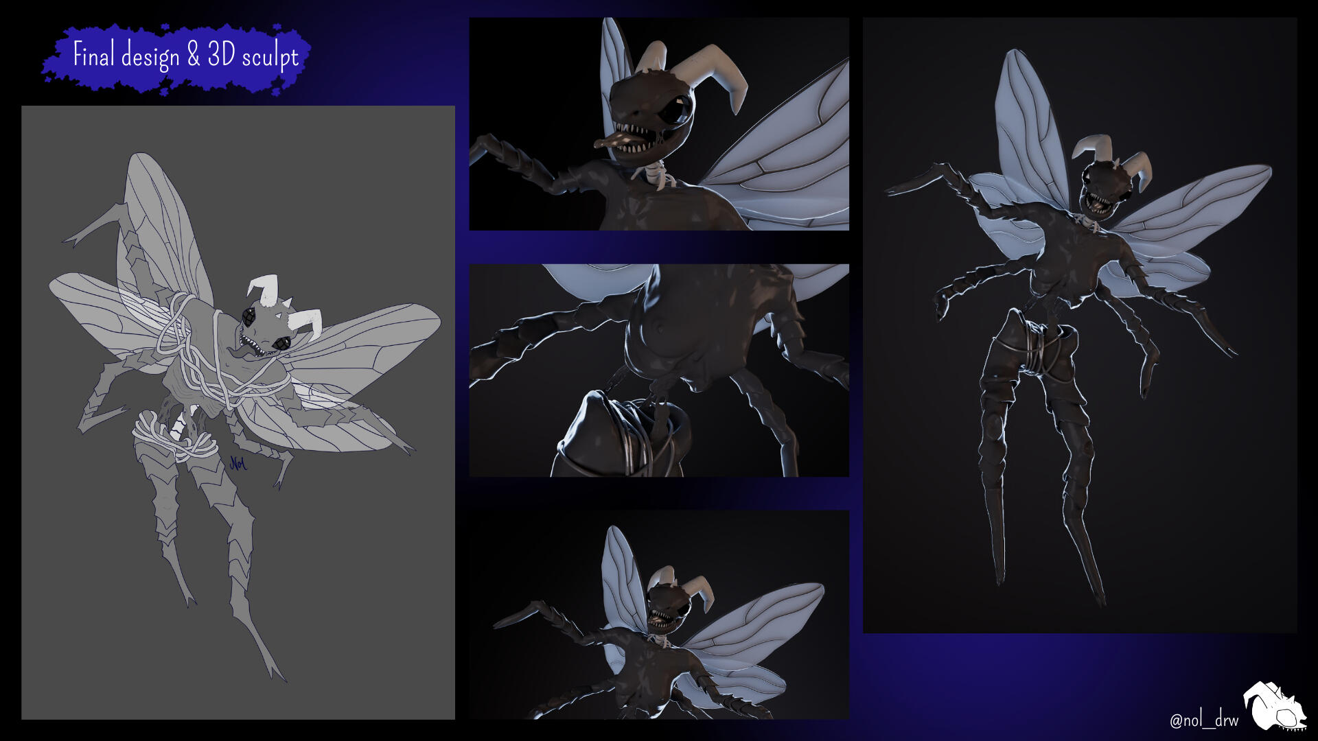 Beelzebub: final design and 3D sculpt